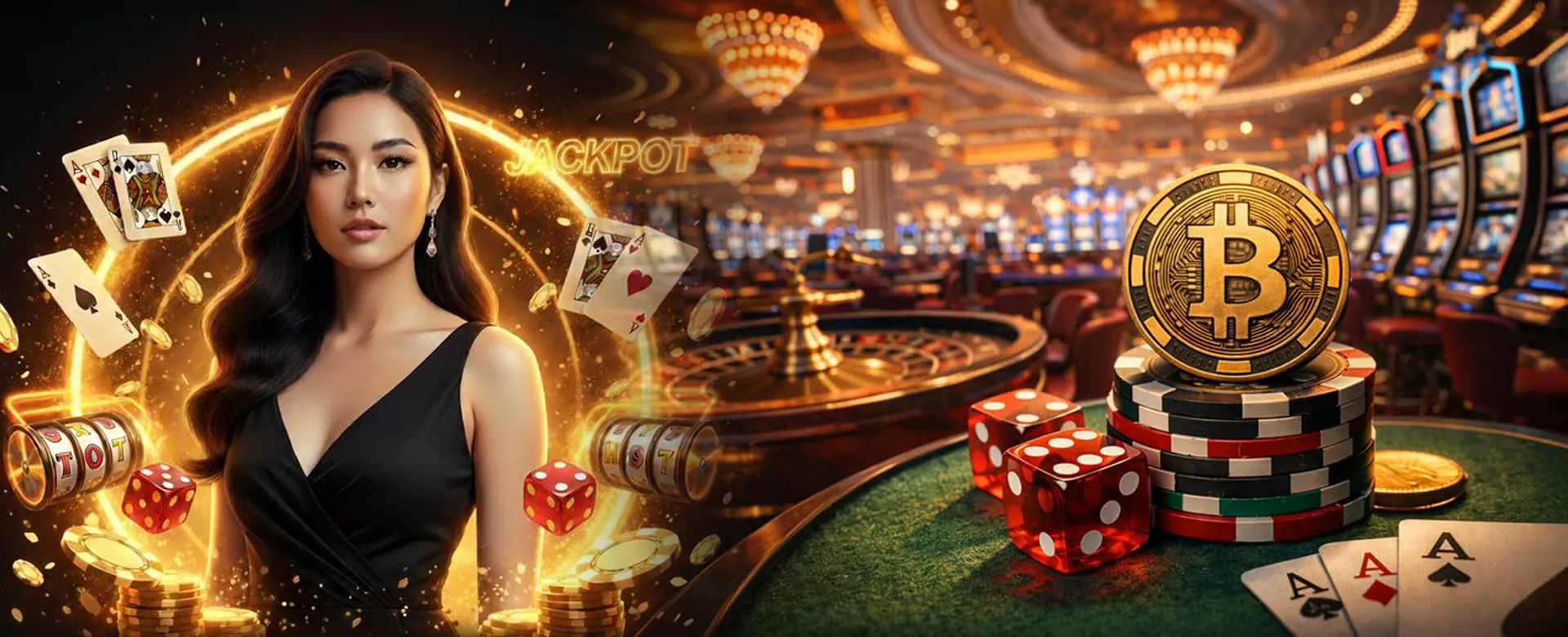 Dynamic background of a bustling online casino, representing money talks and public playtime at VIP88